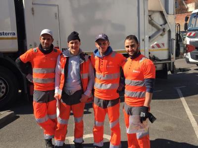 Abdelkader, Kader, Karim et Franck, agents Esterra